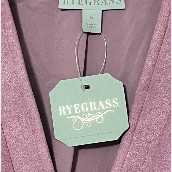 Rye Grass Desert Rose New Small Faux Suede Vest - Picture 4 of 6